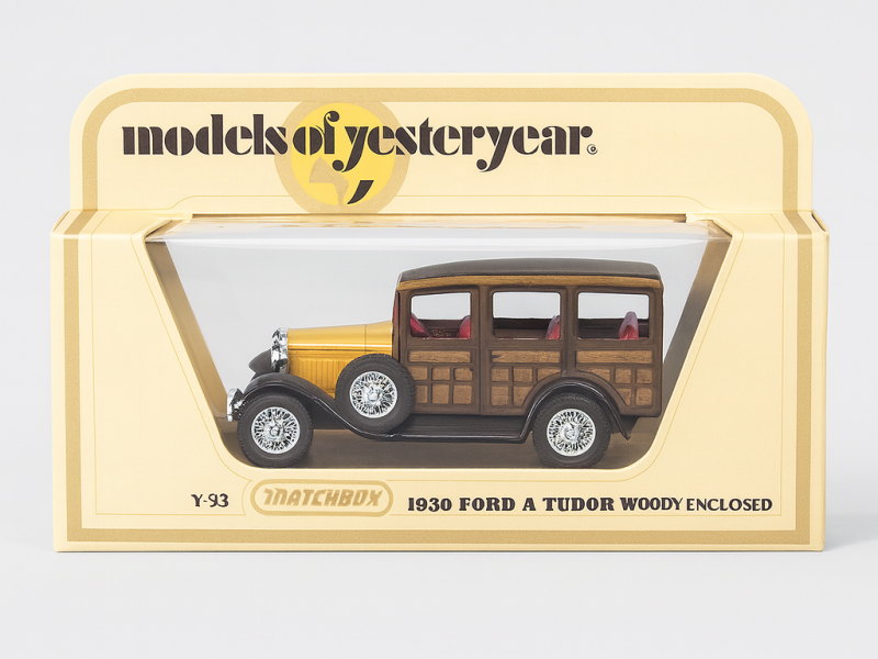Matchbox Models of Yesteryear – 1930 Ford A Tudor Woody Enclosed
